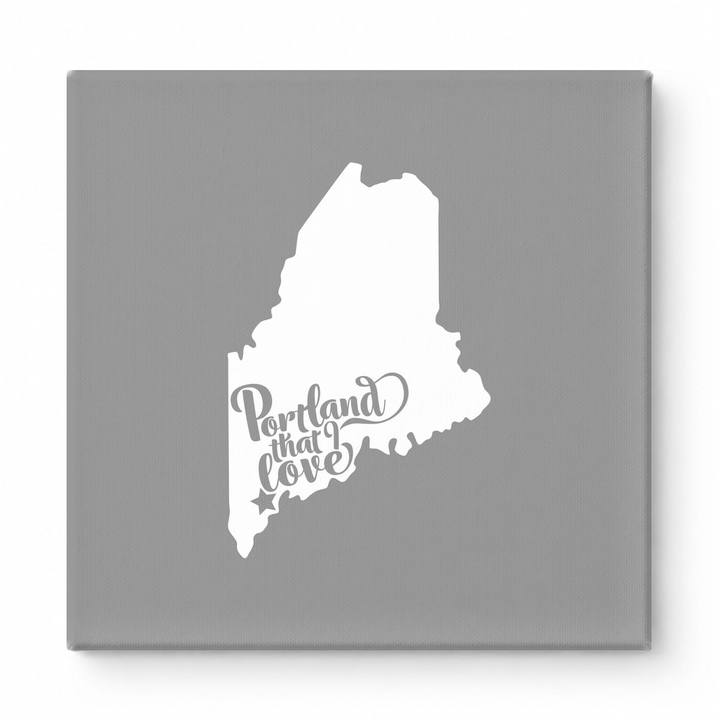 Home Sweet Portland — Maine State Silhouette