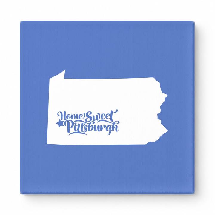 Home Sweet Pittsburgh — Pennsylvania State Silhouette