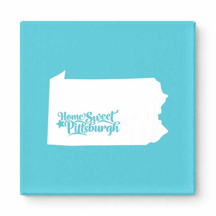 Home Sweet Pittsburgh — Pennsylvania State Silhouette