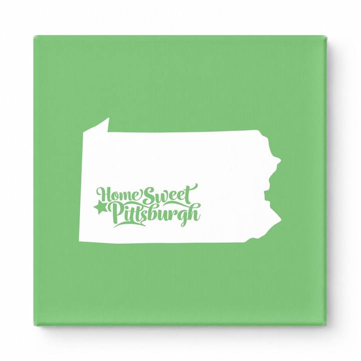 Home Sweet Pittsburgh — Pennsylvania State Silhouette