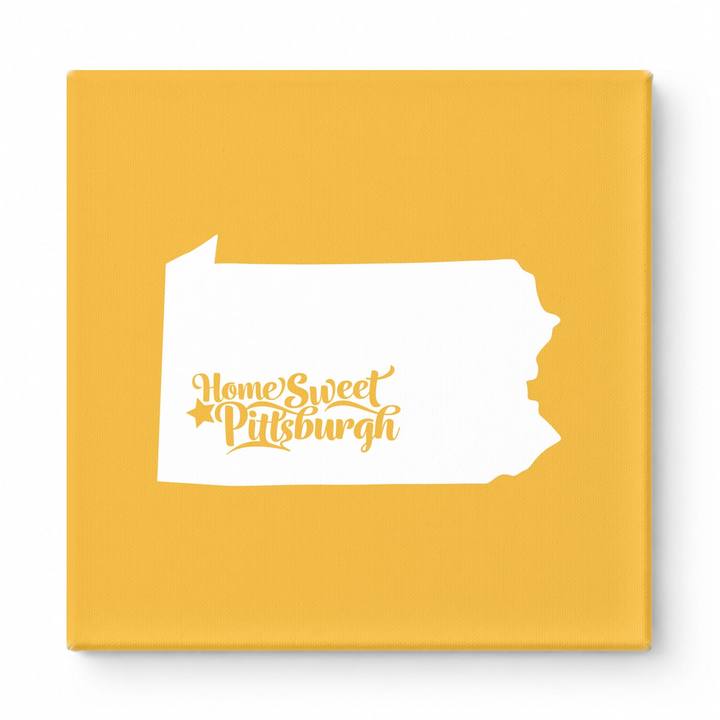 Home Sweet Pittsburgh — Pennsylvania State Silhouette