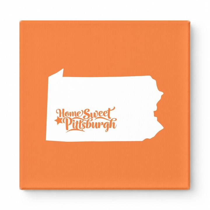 Home Sweet Pittsburgh — Pennsylvania State Silhouette