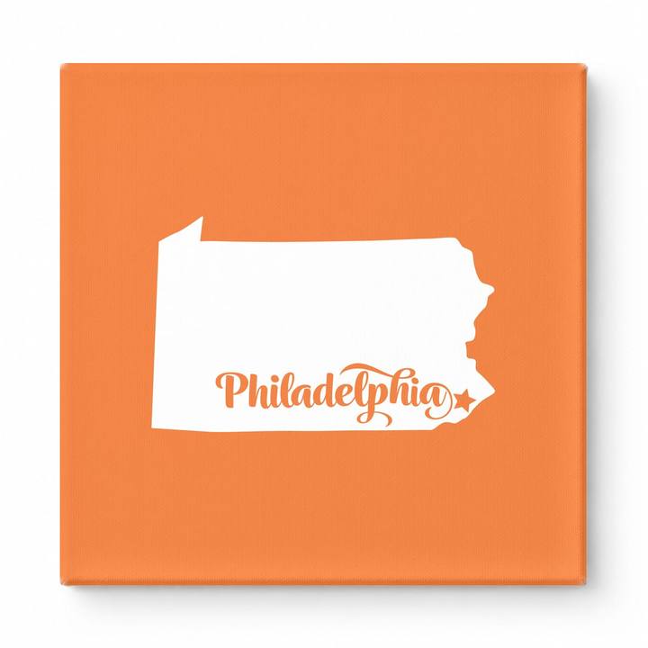 Home Sweet Philadelphia — Pennsylvania State Silhouette