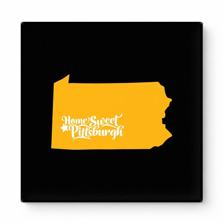 Home Sweet Pittsburgh — Pennsylvania State Silhouette