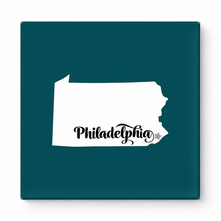 Home Sweet Philadelphia — Pennsylvania State Silhouette