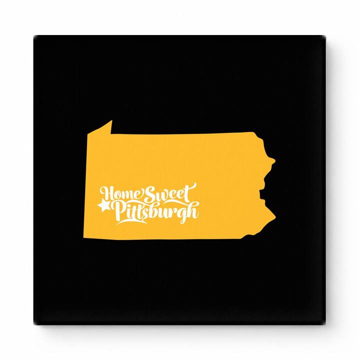 Home Sweet Pittsburgh — Pennsylvania State Silhouette