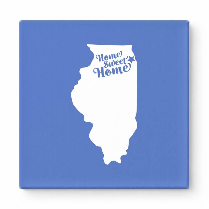Home Sweet Joliet — Illinois State Silhouette