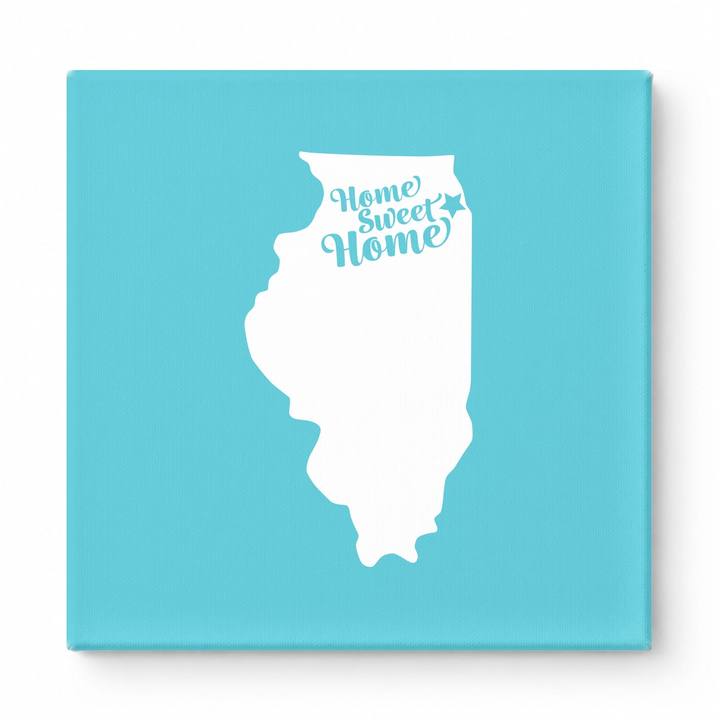 Home Sweet Joliet — Illinois State Silhouette