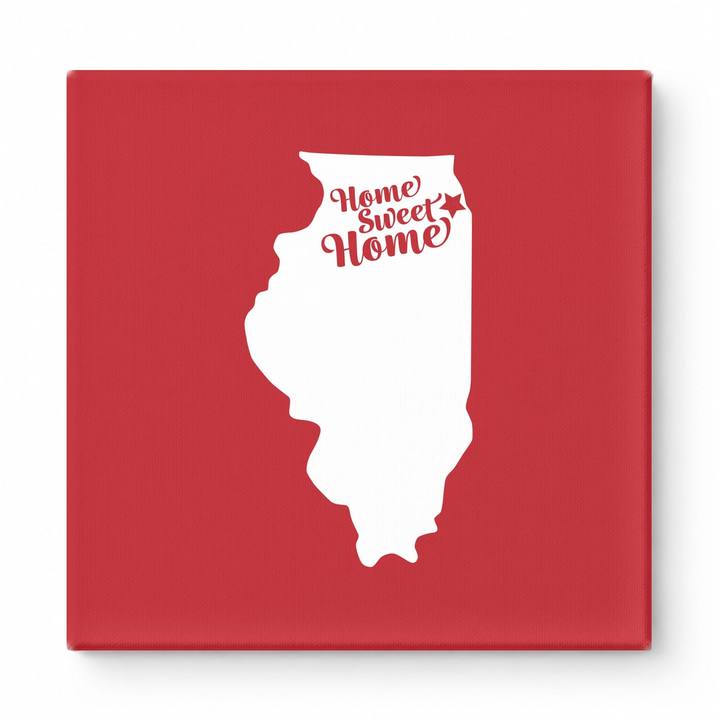 Home Sweet Joliet — Illinois State Silhouette