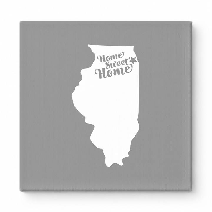 Home Sweet Joliet — Illinois State Silhouette