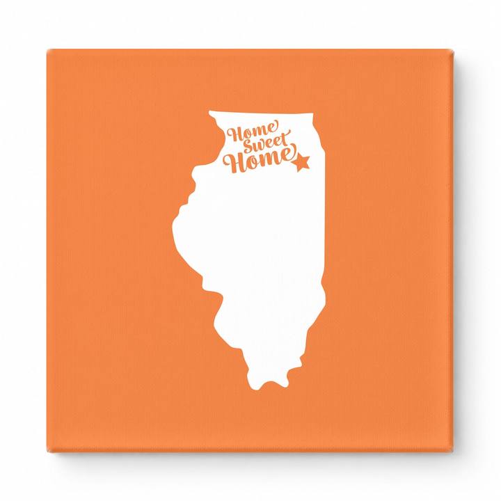 Home Sweet Aurora — Illinois State Silhouette