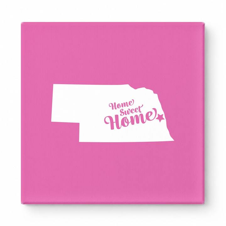 Home Sweet Grand Island — Nebraska State Silhouette