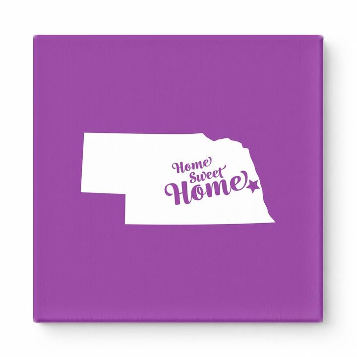 Home Sweet Grand Island — Nebraska State Silhouette