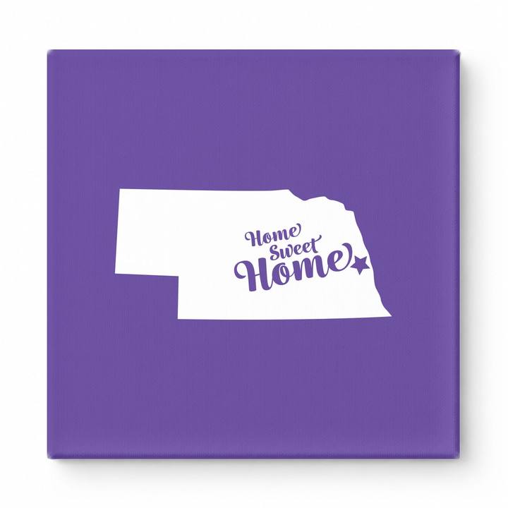 Home Sweet Grand Island — Nebraska State Silhouette
