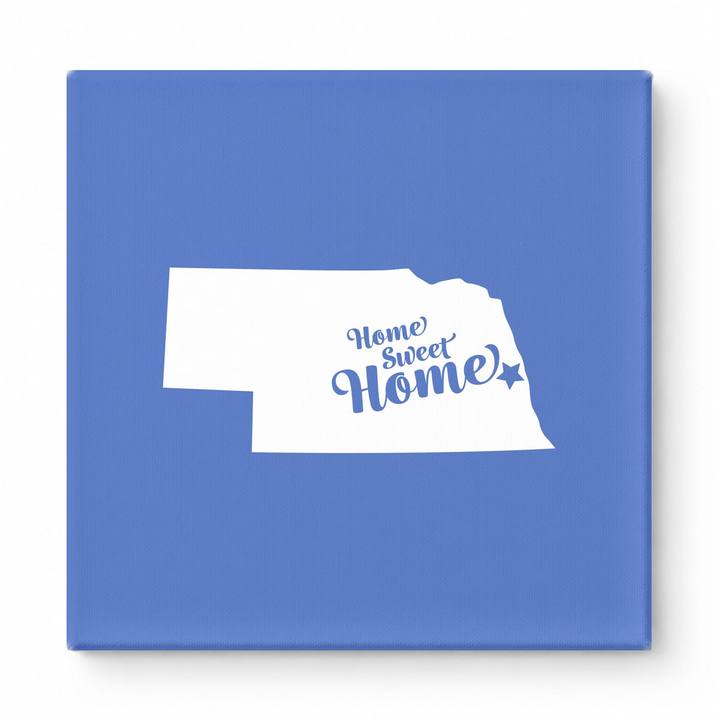 Home Sweet Grand Island — Nebraska State Silhouette