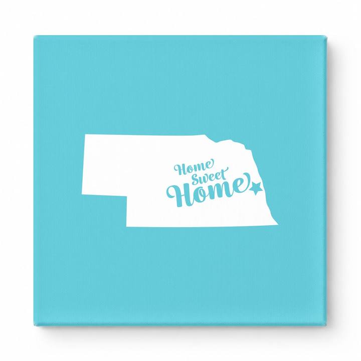 Home Sweet Grand Island — Nebraska State Silhouette
