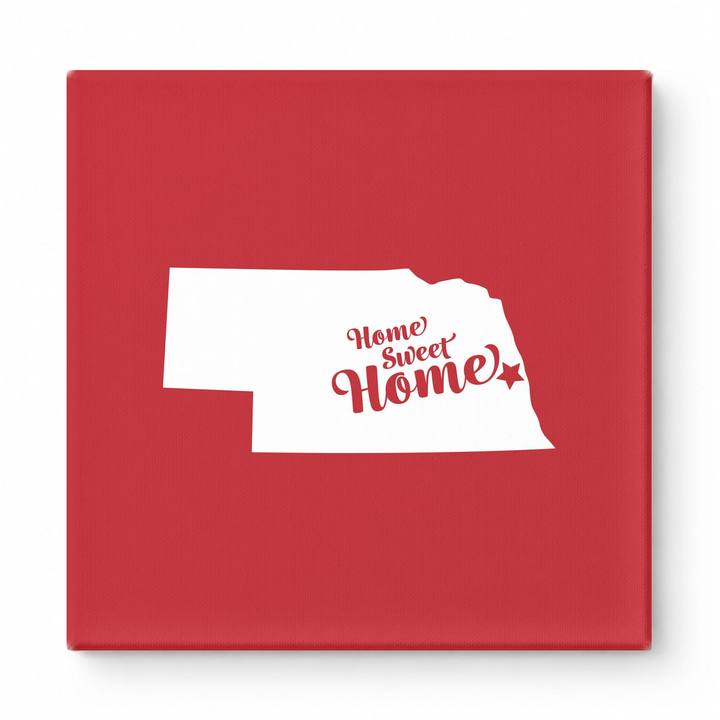 Home Sweet Grand Island — Nebraska State Silhouette