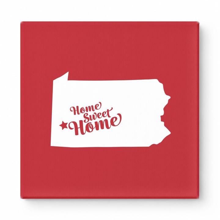 Home Sweet Pittsburgh — Pennsylvania State Silhouette