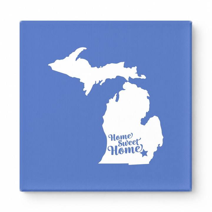 Home Sweet Lansing — Michigan State Silhouette
