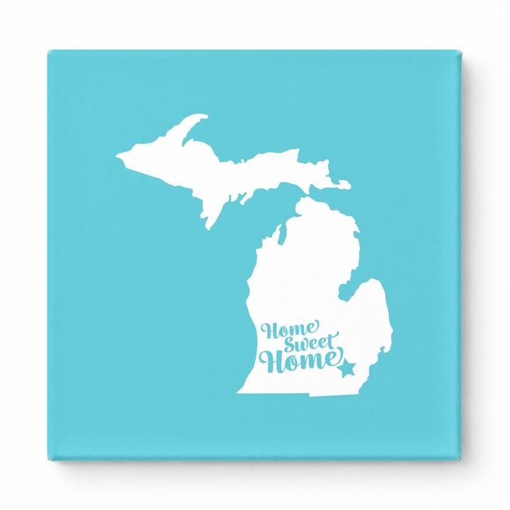 Home Sweet Lansing — Michigan State Silhouette