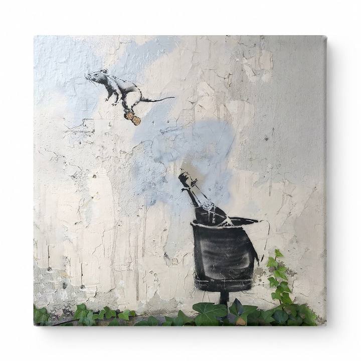 Cork Launch from Champagne — Street Art Print