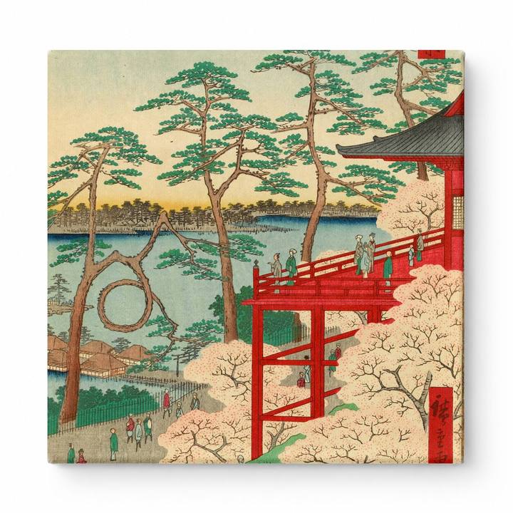 Kiyomizu Hall and Shinobazu Pond, Ueno (1856)