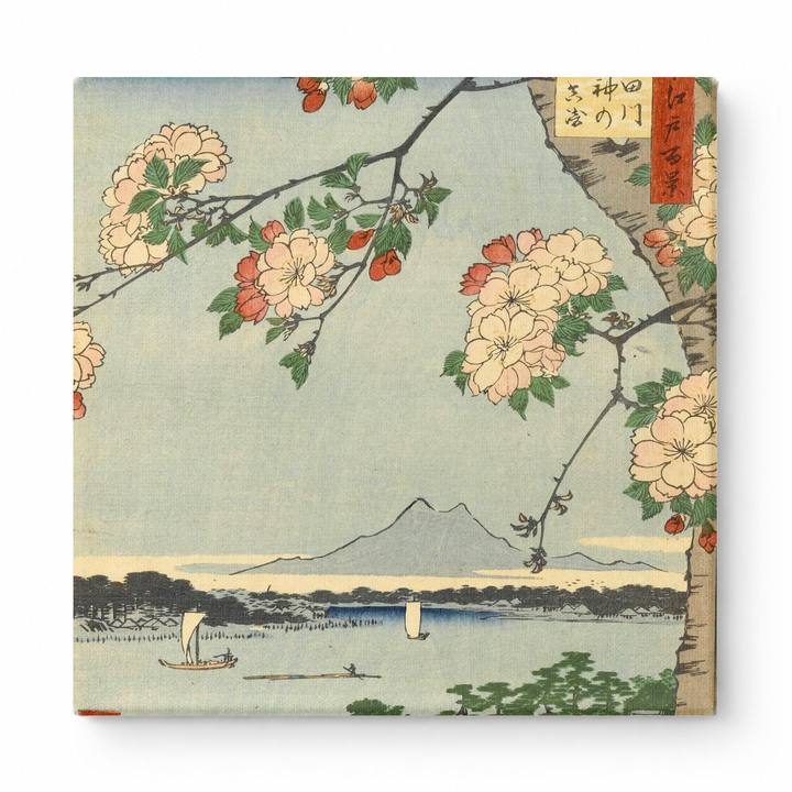 Suijin Shrine and Massaki on the Sumida River (1857)