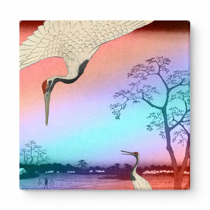 Cranes at Ueno (One Hundred Famous Views of Edo)