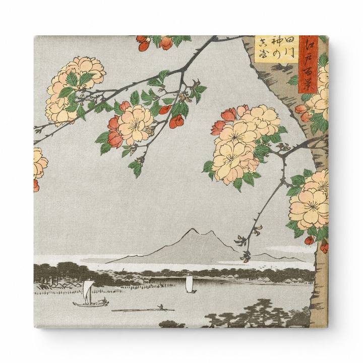 Suijin Shrine and Massaki on the Sumida River (1856)