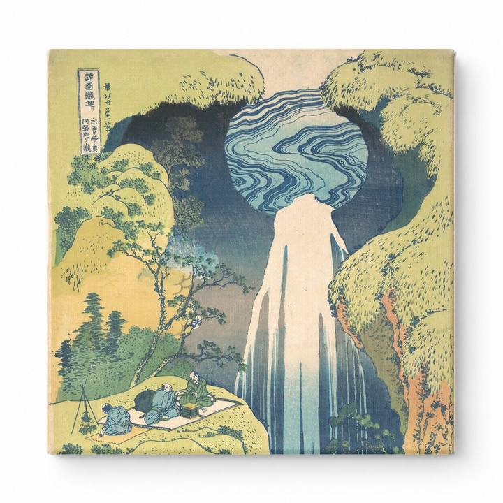 Amida Falls (Amida-ga-taki), from the series A Tour of Waterfalls in Various Provinces (c. 1833)