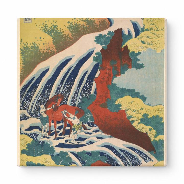 Yoshitsune's Horse-Washing Falls at Yoshino, Yamato Province (c. 1833)