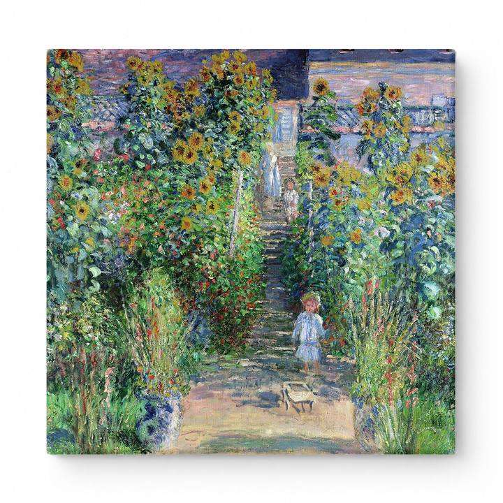 The Artist's Garden at Vétheuil (1880)