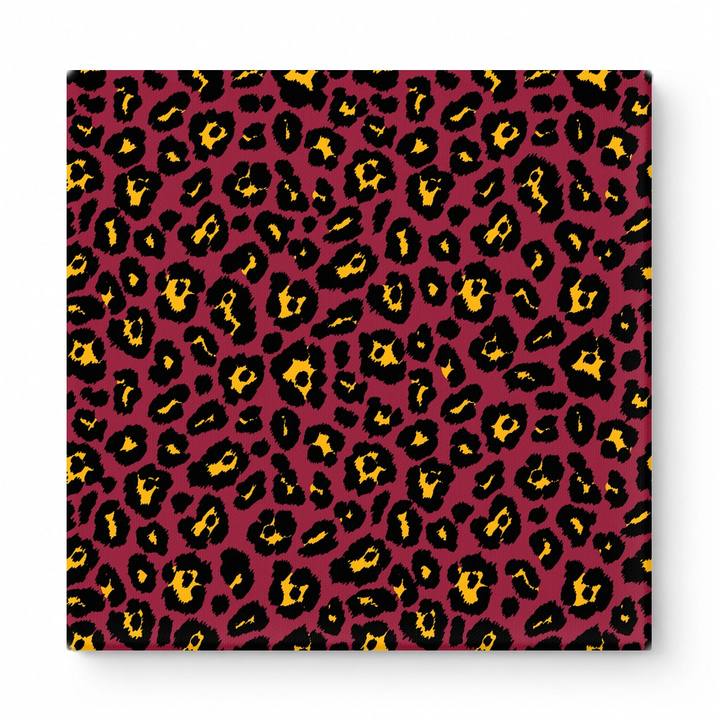 Burgundy & Gold Leopard — National Football Teams