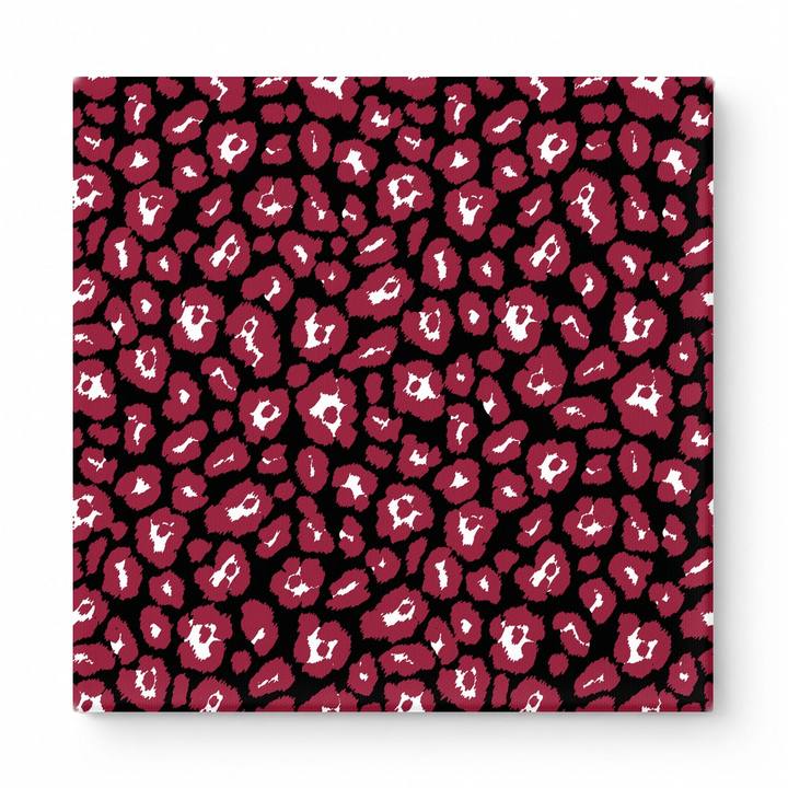 Burgundy & Black Leopard — National Football Teams