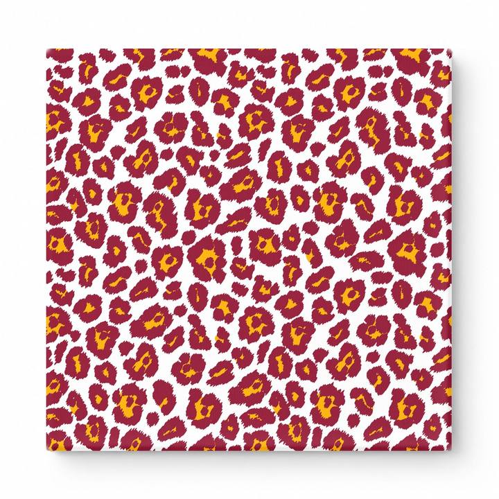 Burgundy & Gold Leopard — National Football Teams