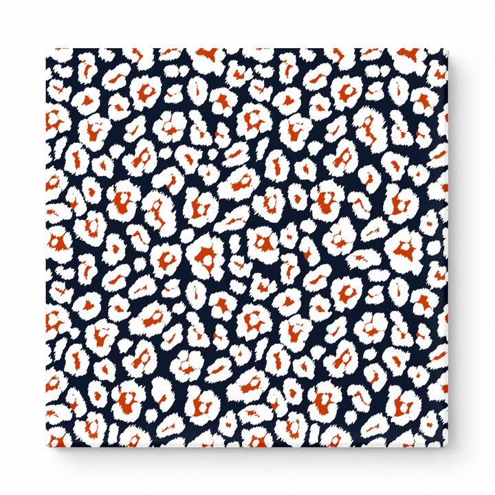 Navy & White Leopard — National Football Teams