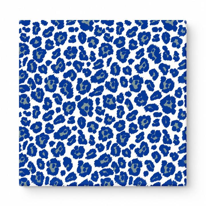 Royal Blue & White Leopard — National Football Teams
