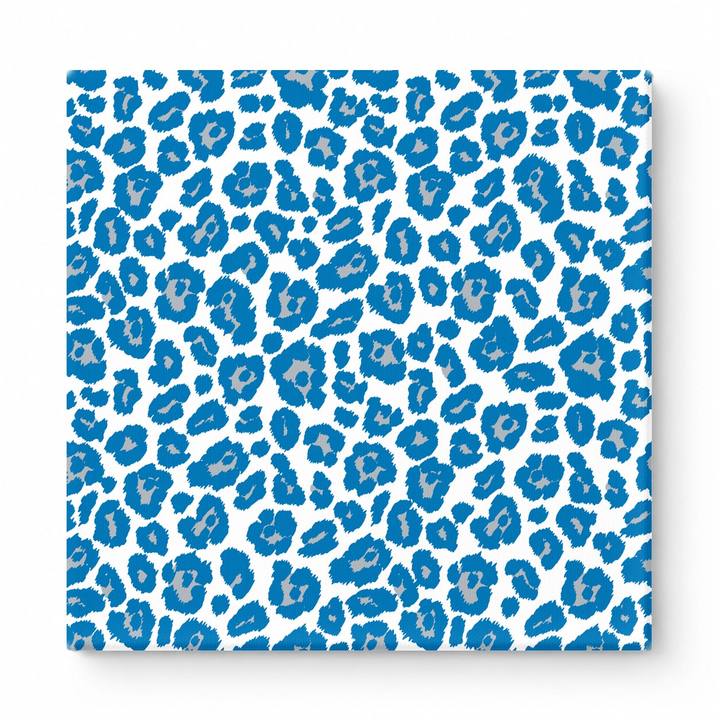 Royal Blue & White Leopard — National Football Teams