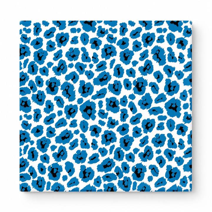 Royal Blue & White Leopard — National Football Teams