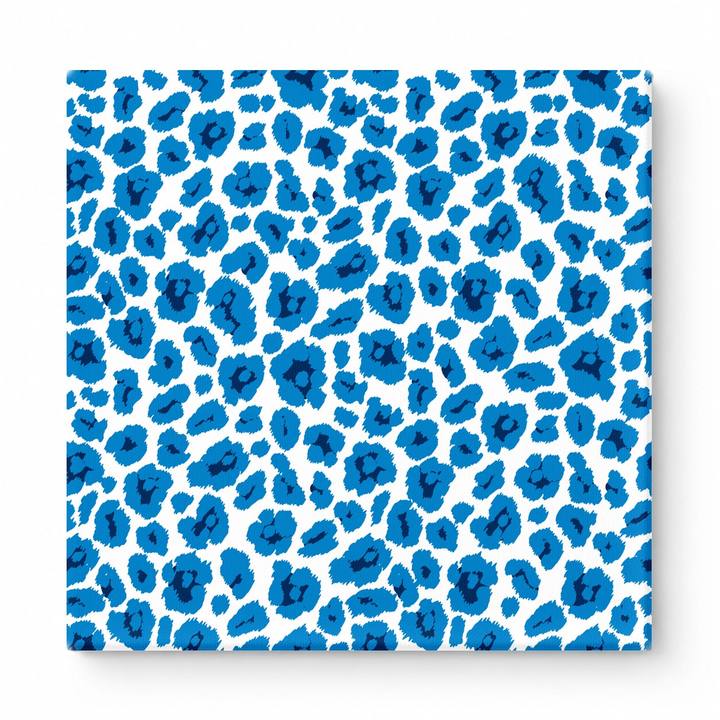 Royal Blue & White Leopard — National Football Teams