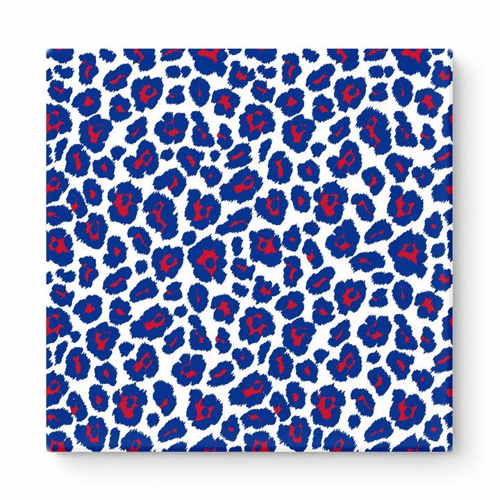 Navy & Red Leopard — National Football Teams