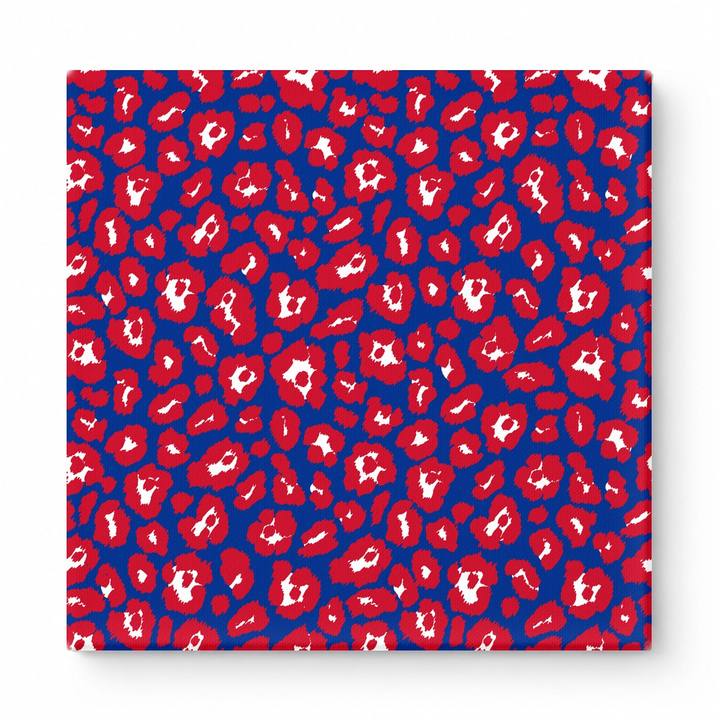 Navy & Red Leopard — National Football Teams