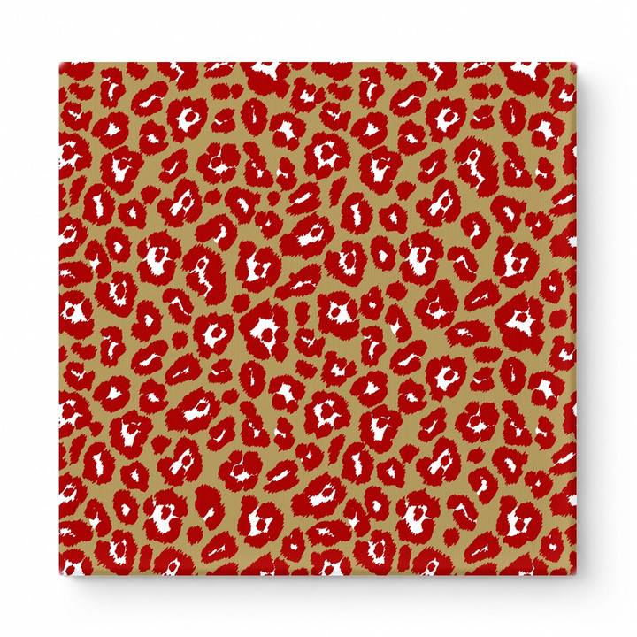 Red & Gold Leopard — National Football Teams