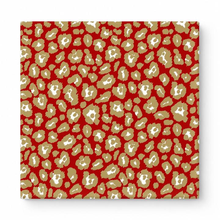 Red & Gold Leopard — National Football Teams