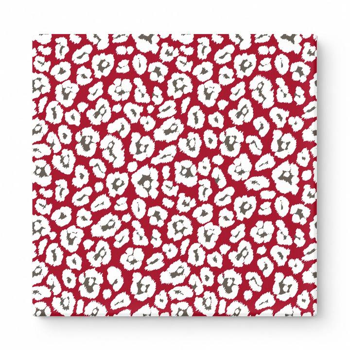 Red & White Leopard — National Football Teams