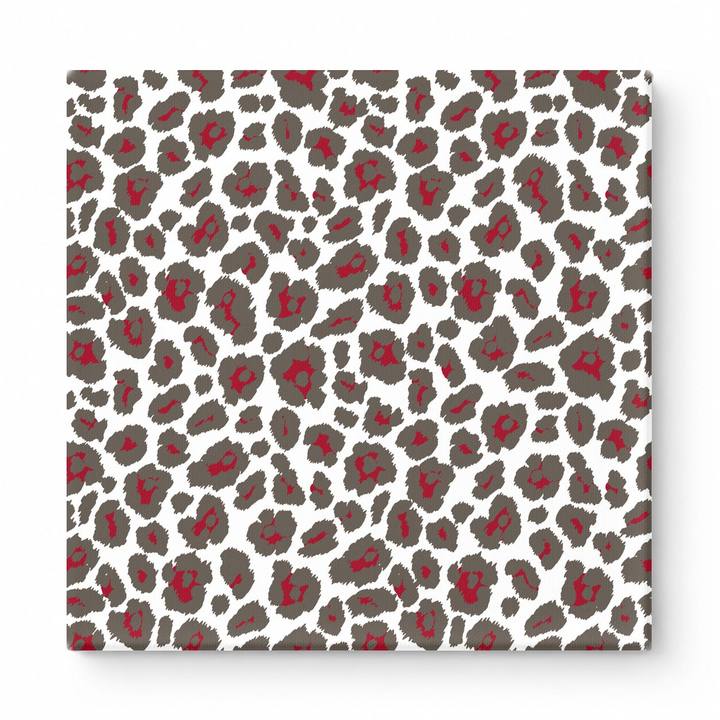 Burgundy & Charcoal Leopard — National Football Teams