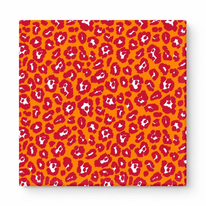 Red & Orange Leopard — National Football Teams
