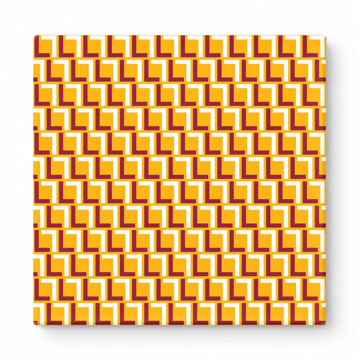 Gold & Crimson Squares — National Football Teams