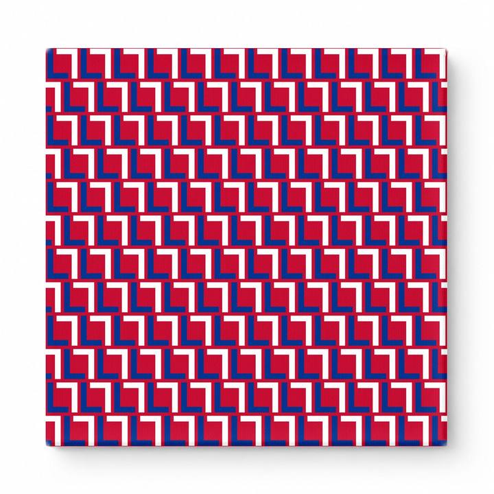 Navy & Crimson Squares — National Football Teams