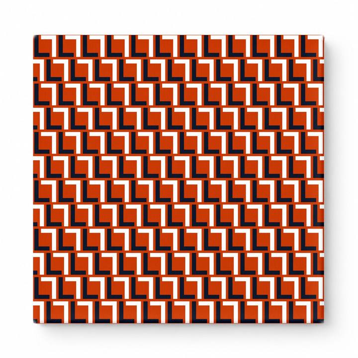 Orange & Navy Squares — National Football Teams